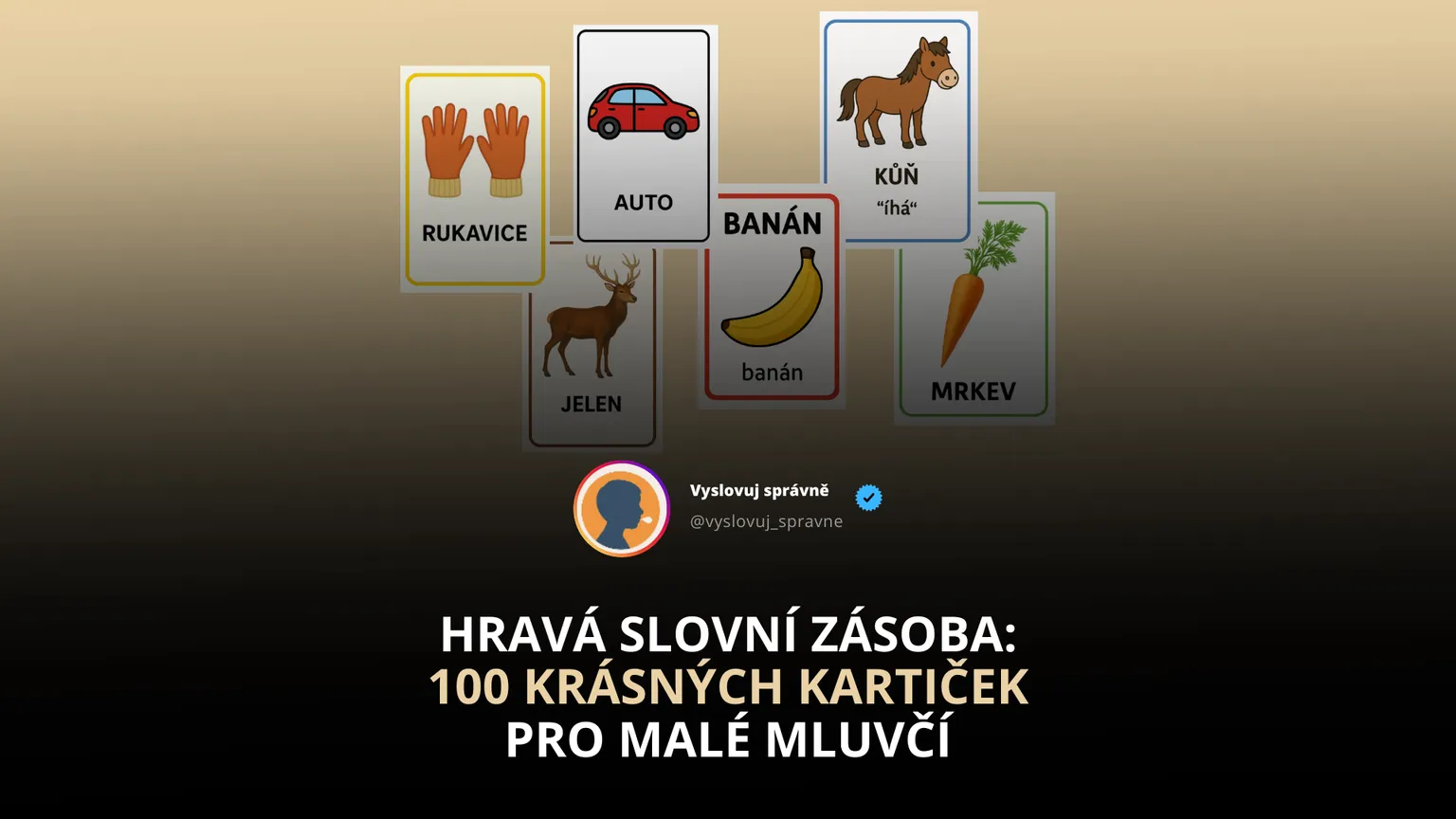 Hravá slovní zásoba: 120 krásných kartiček pro malé mluvčí