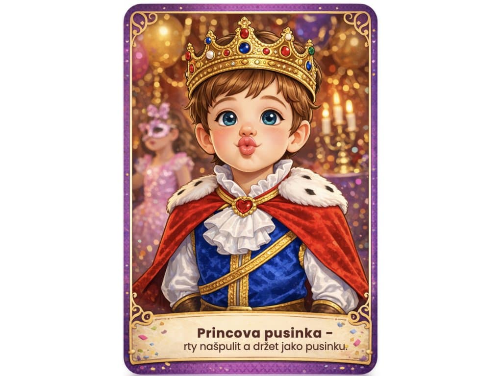 Karnevalové oromotorické kartičky