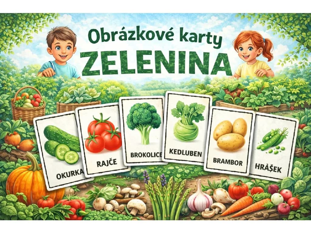 Kartičky zelenina v praxi